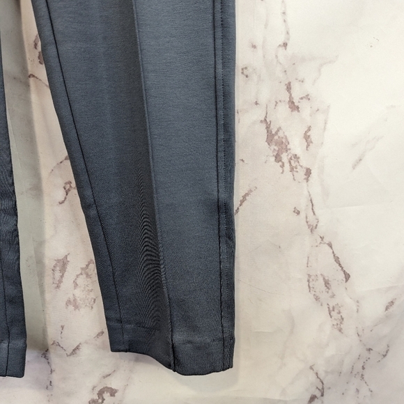 Everlane Dream Pant Dark Gray Slate Women High Rise Crop Pull On Ponte - Picture 10 of 15